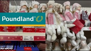 Poundland Christmas Store Walkthrough 2024 [upl. by Atokad854]