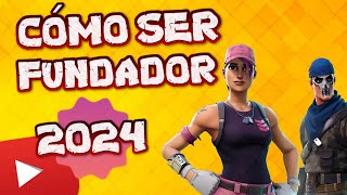 💲 Cómo SER FUNDADOR en Fortnite Salvar el Mundo 2024 [upl. by Akerahs]