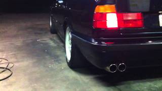 BMW e34 540i LE V8 MANUAL EXHAUST SOUND [upl. by Allit619]