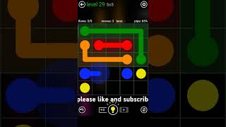 Flow free level 29  55 puzzle game game viral shorts [upl. by Mount436]