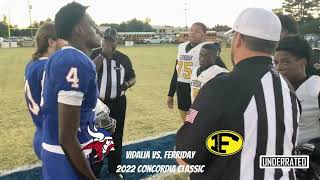 Louisiana Football Vidalia vs Ferriday  2022 Concordia Classic [upl. by Aryl897]