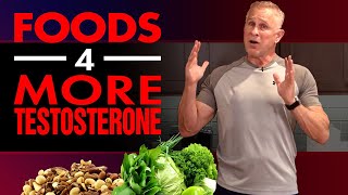 4 Foods That Increase Testosterone EAT THESE DAILY [upl. by Nywloc]