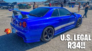 The R34 Skyline Is Officially Legal In The USA [upl. by Rachel972]