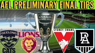 AFL PRELIMINARY FINAL PREDICTIONS [upl. by Anwahsed]