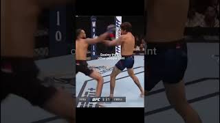 Seeing Things Other People Cant Vera vs Ewell UFC ufc [upl. by Aleahs]