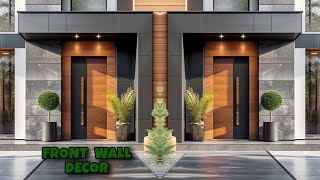 100 Modern House Front Wall Designs 2024  Best Outdoor Wall Tiles Trends  Home Exterior Wall Art [upl. by Dodds]