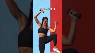 Standing abs and waist with weights  fitness women workout reels [upl. by Anthe851]