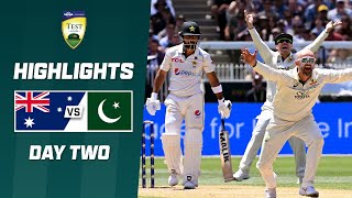 Australia v Pakistan 202324  Second Test  Day 2 [upl. by Bailie]