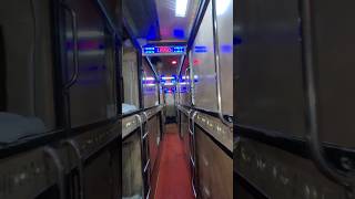 Ahmedabad To Delhi Ac Sleeper Bus Journey Mini Vlog shorts youtubeshorts [upl. by Lucania157]