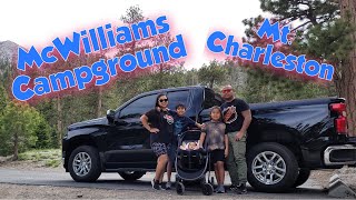 First Camping Trip Ever McWilliams Campground at Mt Charleston June 2022 [upl. by Wynnie]