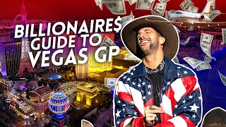 Billionaires Guide to the LAS VEGAS F1 GP [upl. by Ahsinut582]