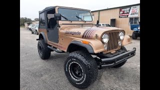 1984 Jeep CJ7 V8 Manual EZCustom4x4com EZJEEPSCOM [upl. by Smiley]