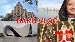 AZERBAYCAN BAKÜ VLOG BAKÜ GEZİSİ  ARALIK 2023 aralog [upl. by Tyne940]