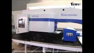 Yawei Nisshinbo HPE Series CNC Turret Punch Presses from Applied Machinery [upl. by Aisila964]