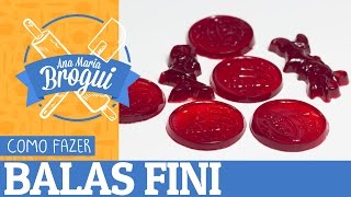 COMO FAZER BALAS FINI YUMMI OU BALAS DE GELATINA  AnaMariaBrogui 95 [upl. by Niels]