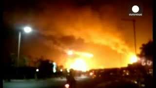 Chemical plant blast causes giant toxic explosion China [upl. by Nyar]