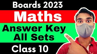 Maths Answer Key Class 10  Math Answer Key All Sets  Maths Class 10 Answer Key  Maths Class 10 [upl. by Hammer]