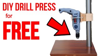 DIY Drill Press from a Handheld Drill [upl. by Ledarf]