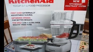 KitchenAid Food Processor Box Opening [upl. by Humbert]