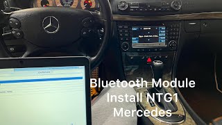 Mercedes NTG1 Bluetooth Adapter Install W203 C W220 S W215 CL R230 SL W211 E W219 CLS R171 SLK [upl. by Alyakcm]