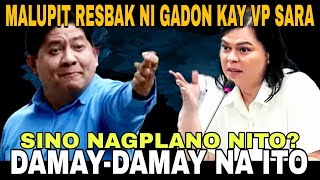 LARRY GADON MALUPIT ANG RESBAK KAY VP SARA DAMAY DAMAY NA [upl. by Danielson916]