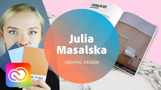 Graphic Design with Julia Masalska  1 of 3  Adobe Creative Cloud [upl. by Merta]