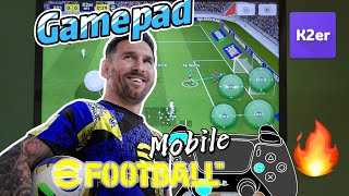 eFootball Mobile Unlock ConsoleLevel Control in eFootball Mobile Gamepad Setup Tutorial [upl. by Jone817]