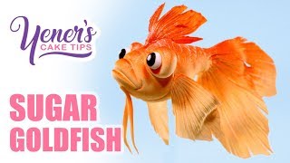 Easy SUGAR GOLDFISH Tutorial  Yeners Cake Tips with Serdar Yener from Yeners Way [upl. by Nairot]