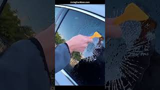 Creative Car Window Decals  Shattered Glass Series [upl. by Ecital901]