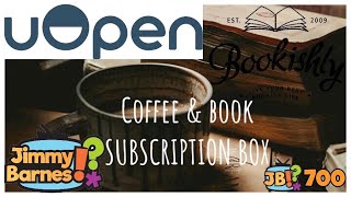 Bookishly Coffee amp Vintage Book Subscription Box  JB700 [upl. by Dnalkrik444]