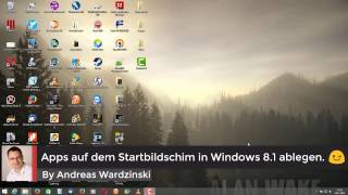 Windows 8 Startbildschirm Apps ablegen [upl. by Zobe]