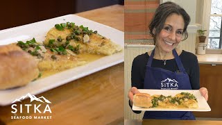 How to cook panseared cod piccata [upl. by Anaeli177]