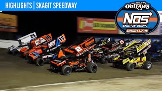 World of Outlaws NOS Energy Drink Sprint Cars  Skagit Speedway  September 1 2023  HIGHLIGHTS [upl. by Des]