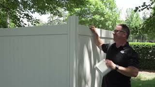 Install Vinyl and Aluminum Fence the Easy Way  WamBam Fence No Dig Fence Installation [upl. by Analra]