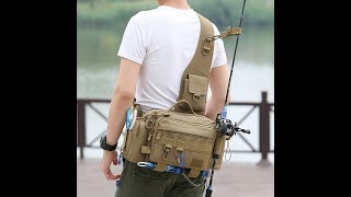 MultiPurpose Fishing Backpack with Adjustable Shoulder Straps [upl. by Schiro]