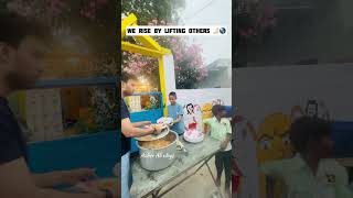 We rise by lifting others 🤌🏻🌎 Hyderabad  azheralivlogs shortvideo kindnessmatters [upl. by Ahsinik]