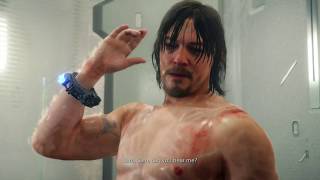 Death Stranding PS4  Sam takes a shower Episode 2 Amelie [upl. by Jobyna]