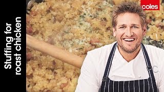 How to Make Stuffing for your Roast Chicken  Cook with Curtis Stone  Coles [upl. by Irtemed]