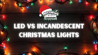 LED vs Incandescent Christmas Lights [upl. by Lehte]