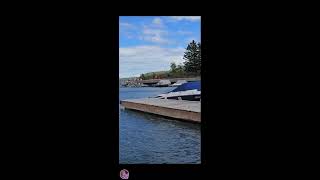 WATERTON BOAT RIDE 🛥💜🌸 relaxing travel satisfying water sound [upl. by Zubkoff289]