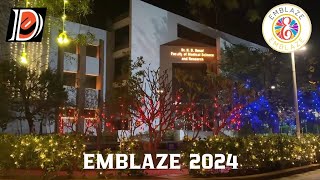 Campus Decoration  EMBLAZE 2024  Dr N D Desai Medical College amp Hospital  Nadiad  Gujarat [upl. by Aimahs]