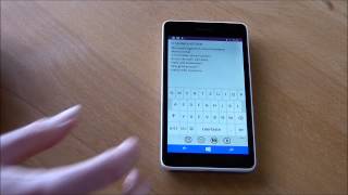 Microsoft Lumia 535 Touchscreen Problem Test English [upl. by Aloise]