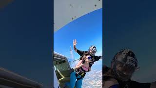 Skydiving with his girlfriend newsong song skydiving extremesports adventuretravel travel [upl. by Lehte]