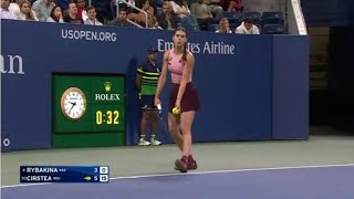 Rybakina vs Cirstea Highlights  US Open 2023  Sorana Cirstea vs Elena Rybakina Highlights [upl. by Ymmat]