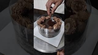 Ferrero rocher layer cake decoration ideas ferrerorochercake shortvideo youtubeshorts shortfeed [upl. by Ramoj]