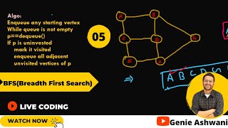 BFS BreadthFirst Search Detailed Explanation🔥  BFS Breadth First Search Working [upl. by Nwahc]