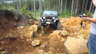 Jeep TJ at browns camp Or [upl. by Annawaj]