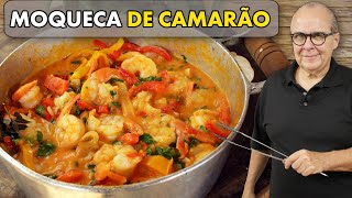 A MELHOR RECEITA DE MOQUECA DE CAMARÃO DO CHEF TAICO [upl. by Cardwell]