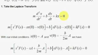 Q5 The Damped Harmonic Oscillator [upl. by Livvy]