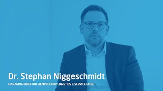 Siempelkamp Logistics amp Service GmbH – 10th anniversary An Interview with Dr Stephan Niggeschmidt [upl. by Arednaxela]